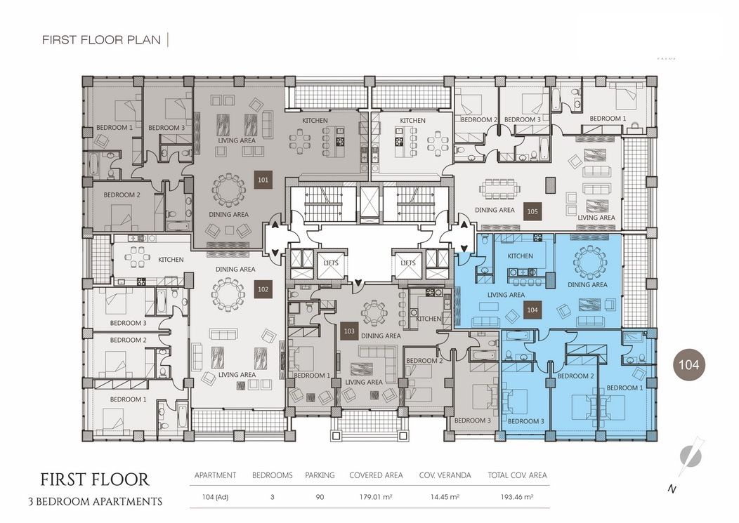 Appartamento a Paphos, Cipro, 193 m² - foto 18