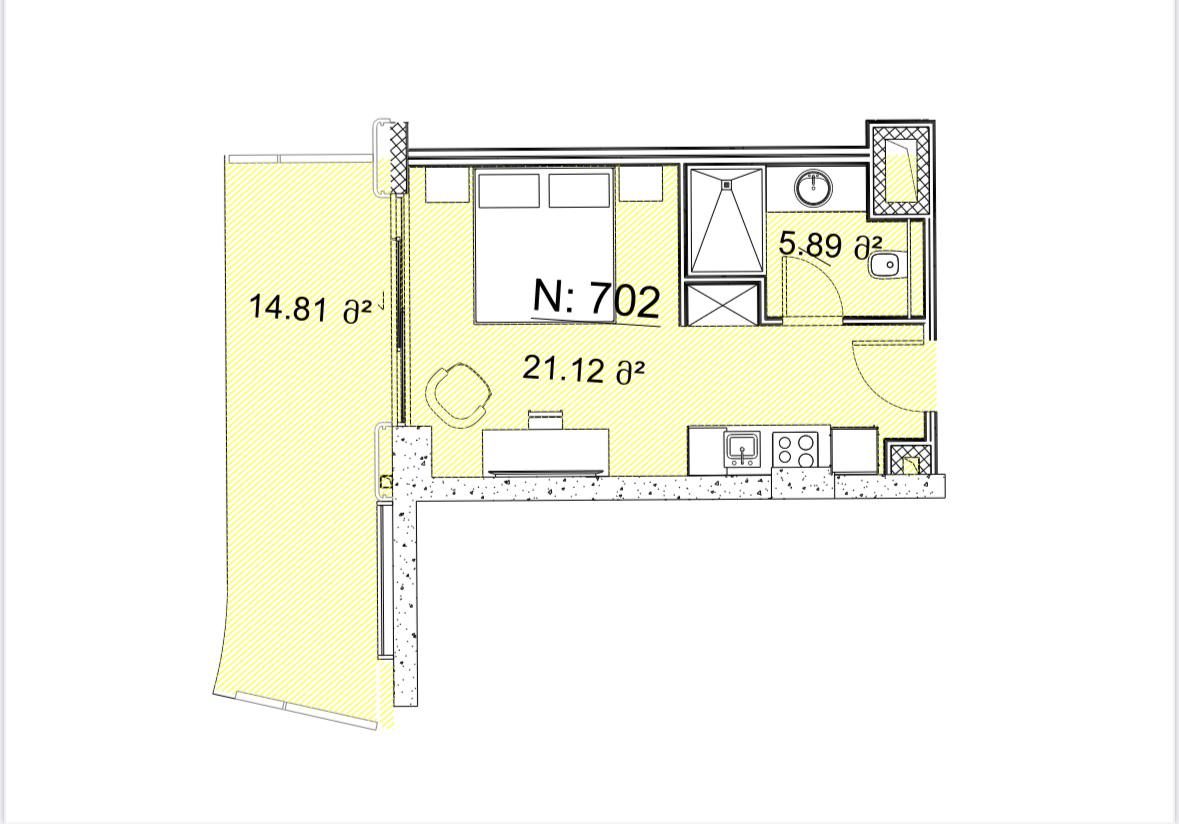Appartamento a Batumi, Georgia, 41.8 m² - foto 6