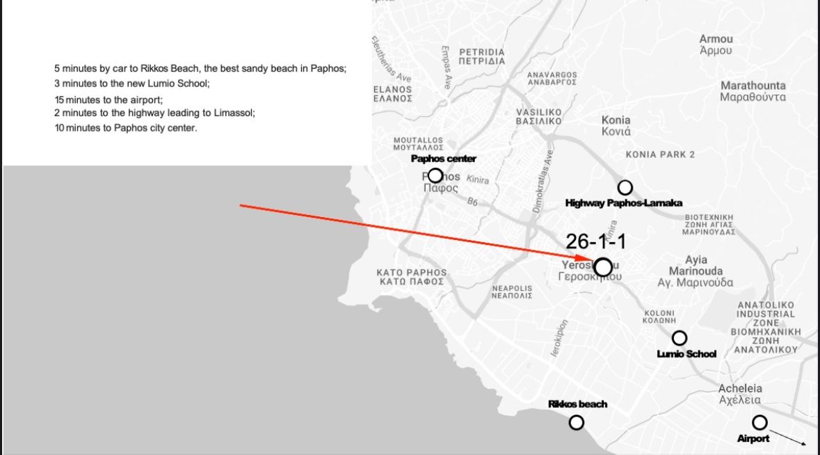Flat in Paphos, Cyprus, 40 m² - picture 7