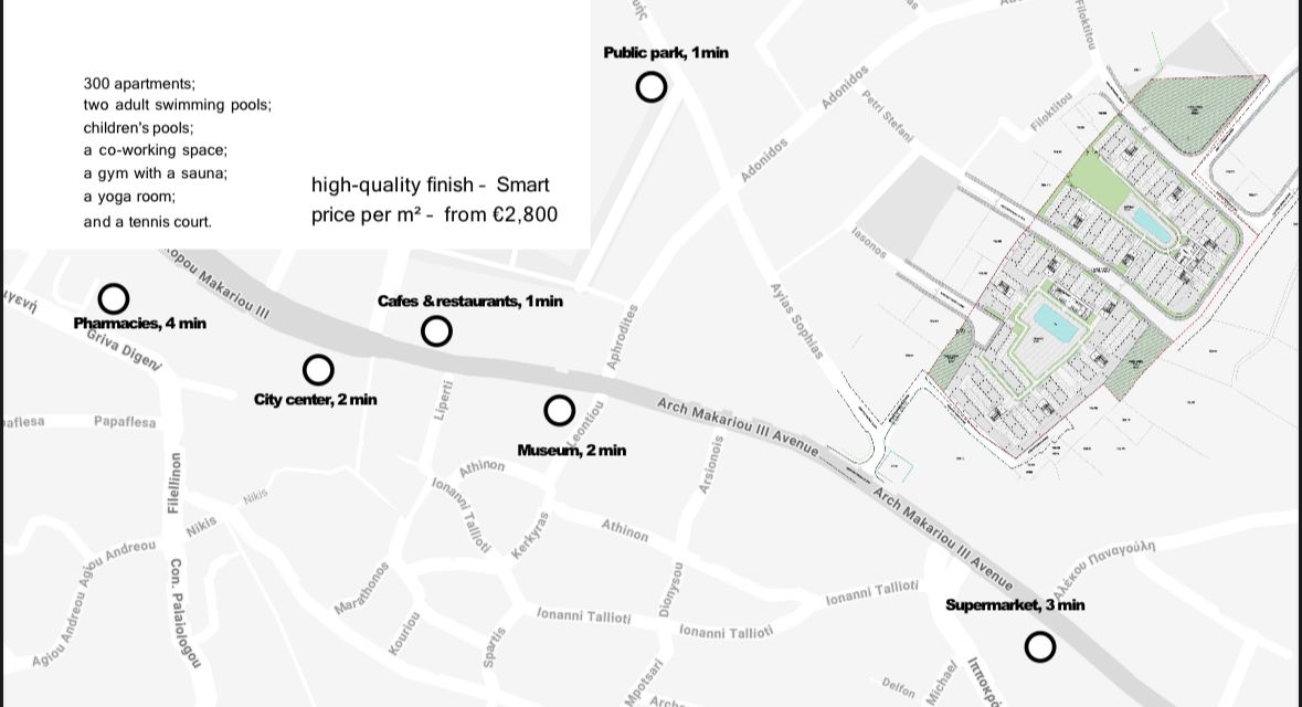 Flat in Paphos, Cyprus, 40 m² - picture 6