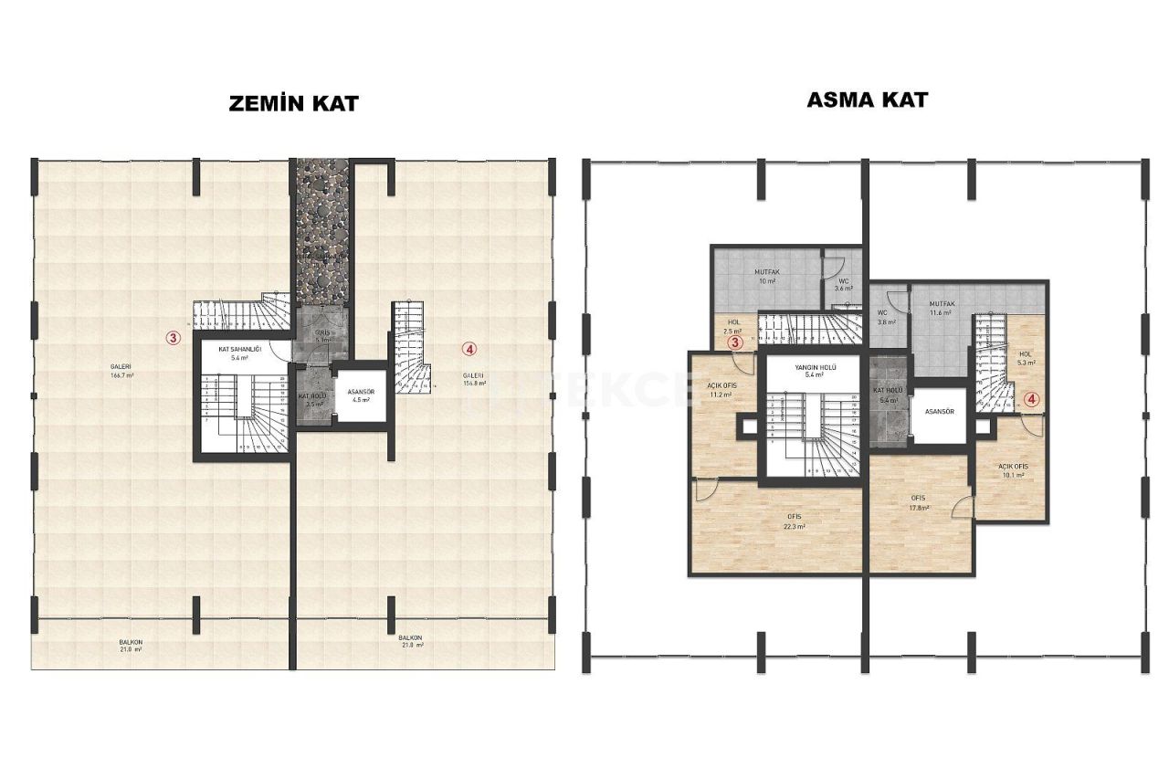 Bureau à Yalova, Turquie, 135 m² - image 6