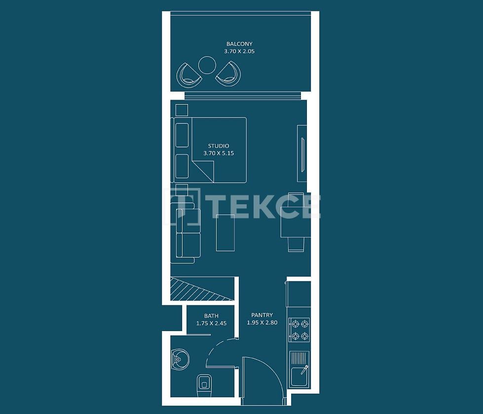 Apartamento en Dubái, EAU, 35 m² - imagen 19
