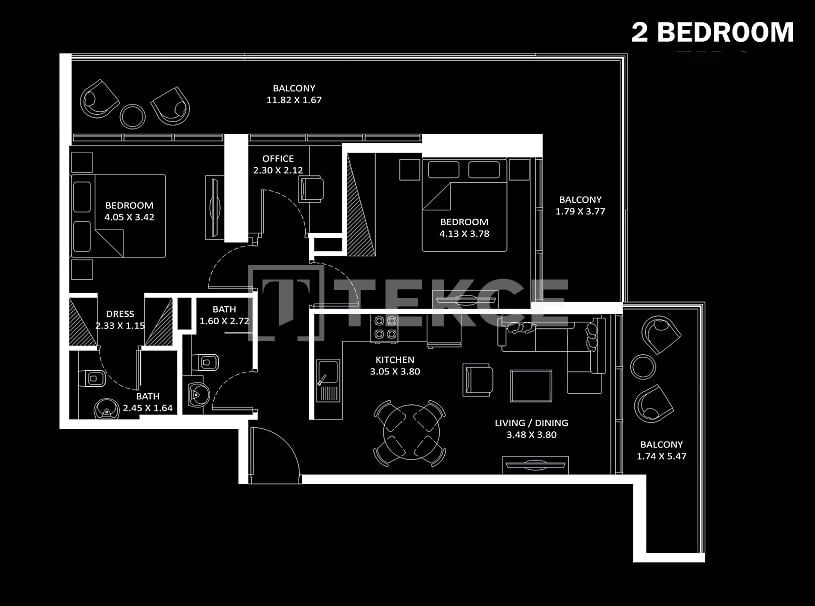 Apartment in Dubai, UAE, 138 m² - picture 19