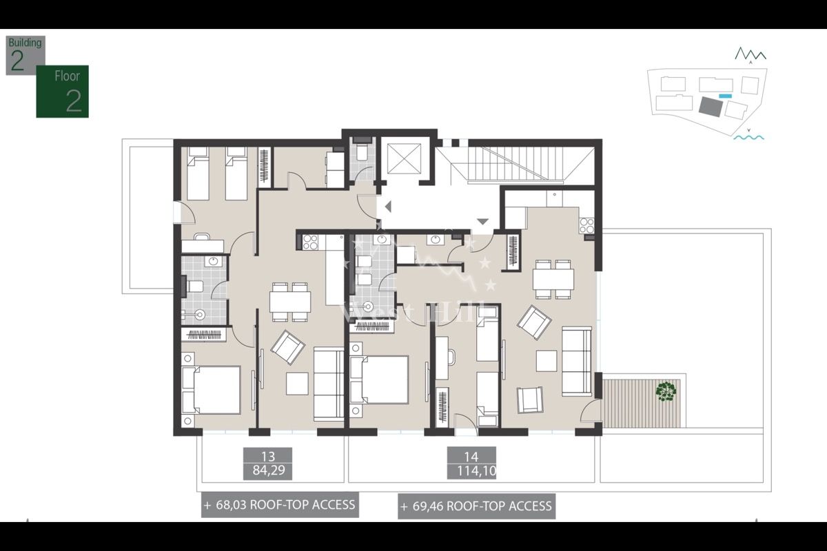 Apartamento en Tivat, Montenegro, 24 m² - imagen 14