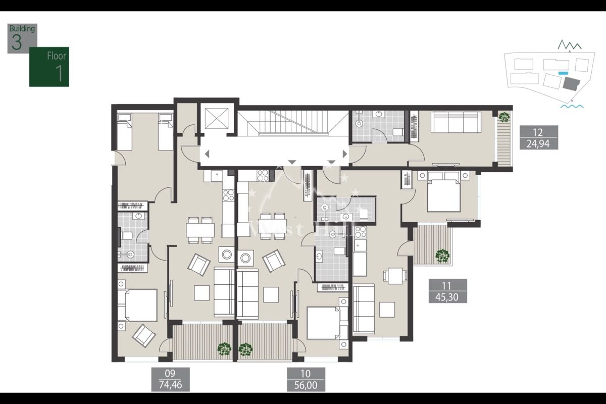 Apartamento en Tivat, Montenegro, 24 m² - imagen 16