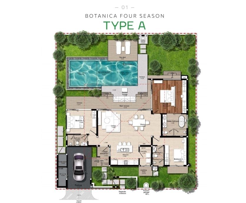 Villa en Bang Tao, Tailandia, 290 m² - imagen 5