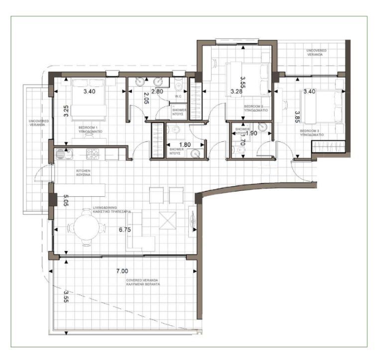 Apartment in Limassol, Cyprus, 106 m² - picture 1