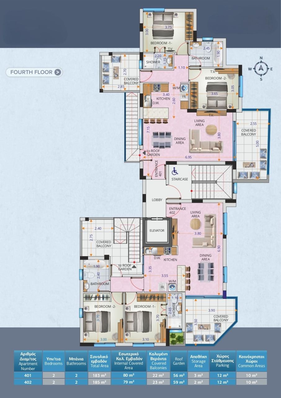 Apartment in Larnaca, Cyprus, 79 m² - picture 2