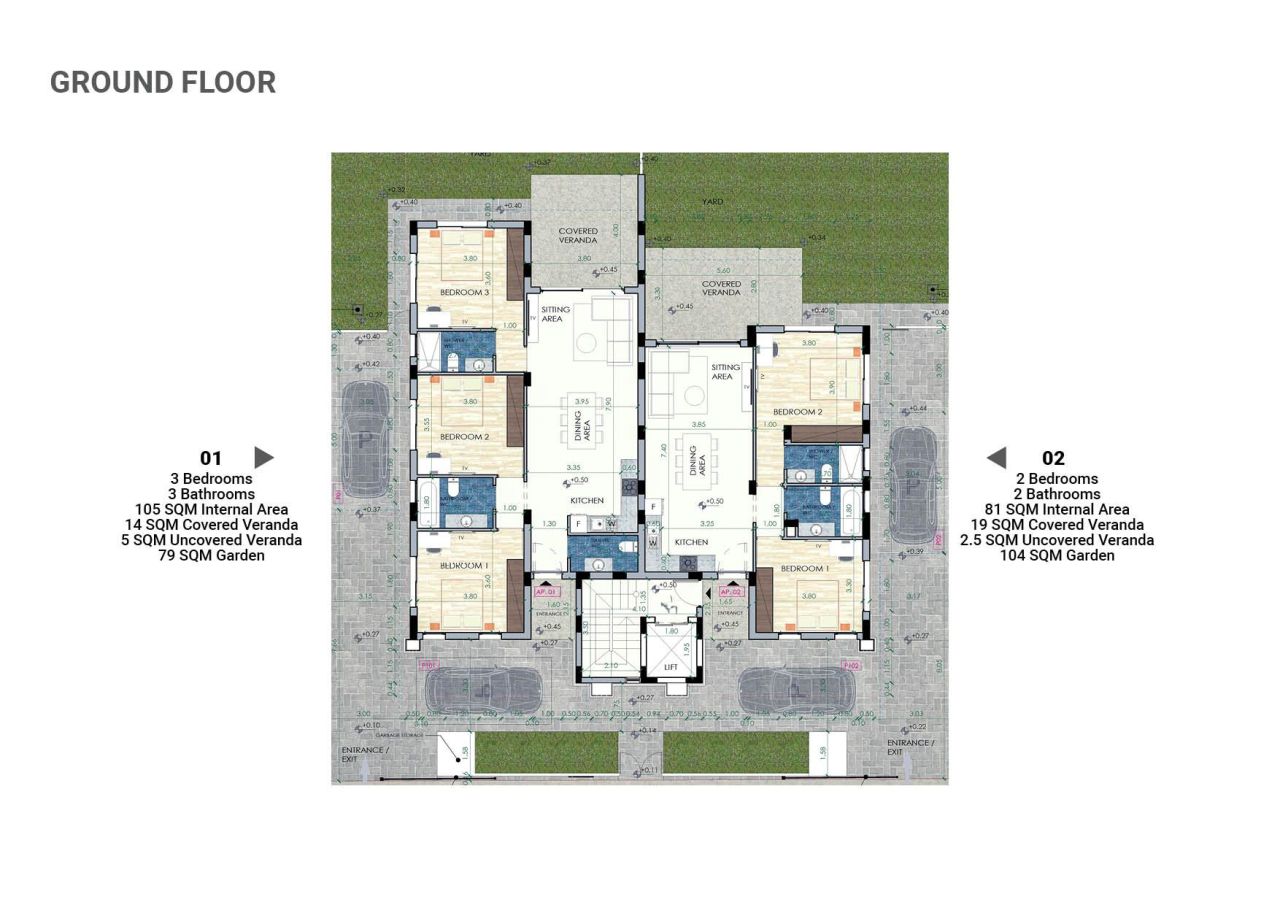 Apartment in Larnaka, Zypern, 105 m² - Foto 3