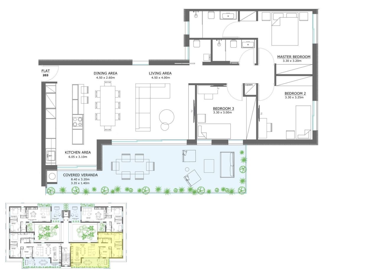 Apartment in Nicosia, Cyprus, 158 m² - picture 3