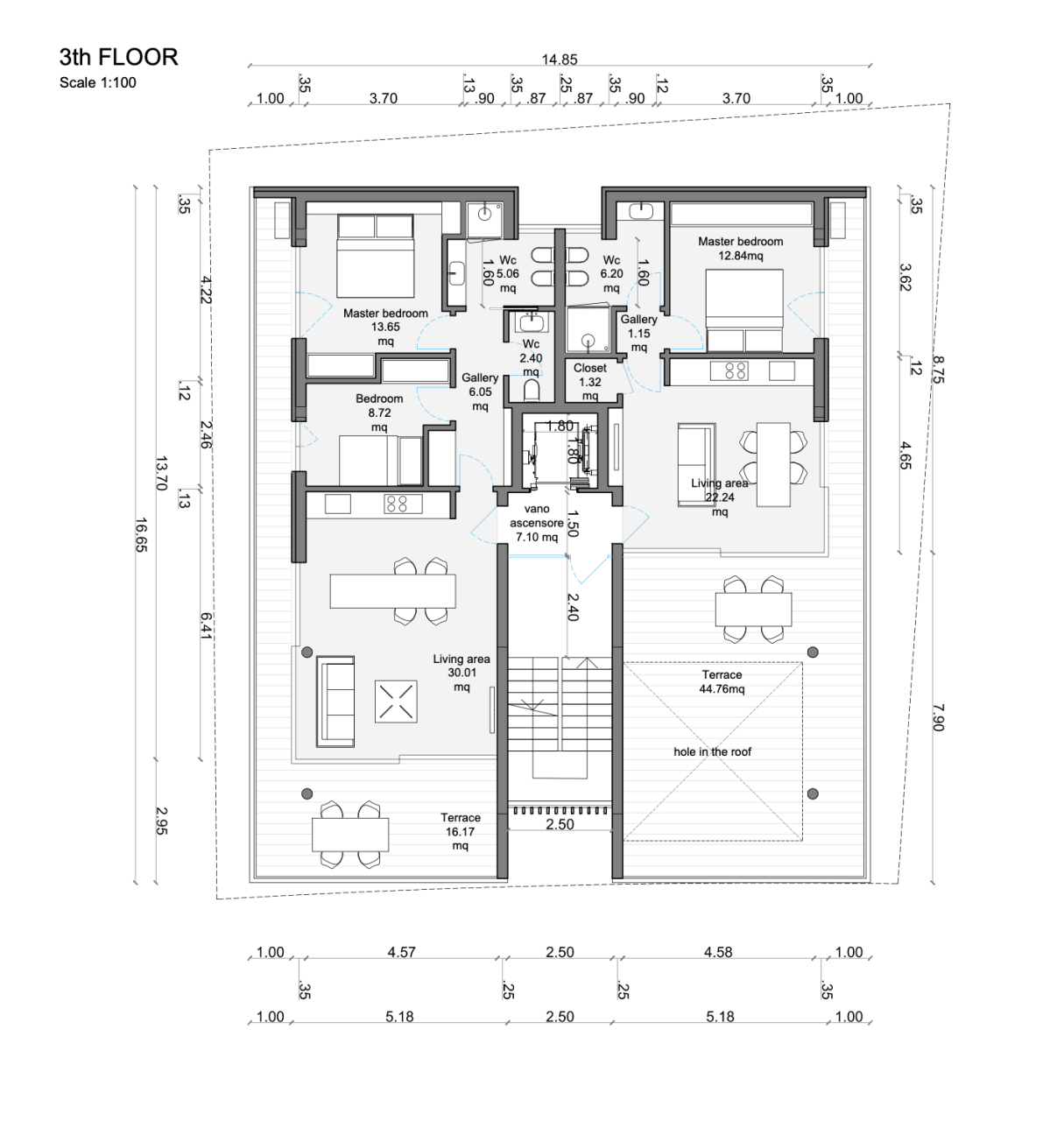Apartment in Paphos, Cyprus, 52 m² - picture 3