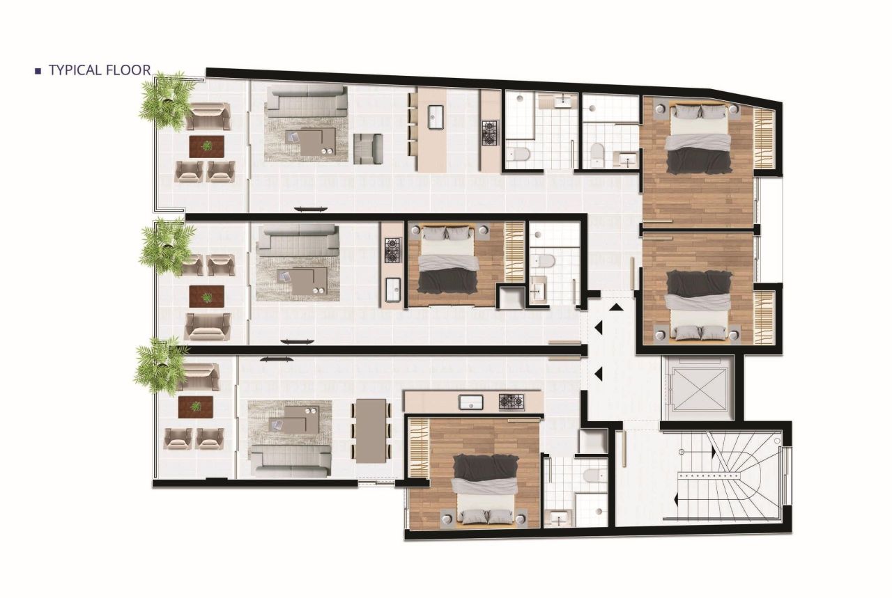 Apartment in Larnaca, Cyprus, 54 m² - picture 6