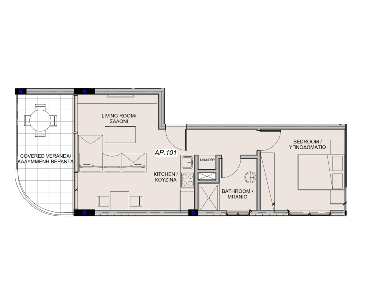 Apartment in Limassol, Cyprus, 50 m² - picture 6