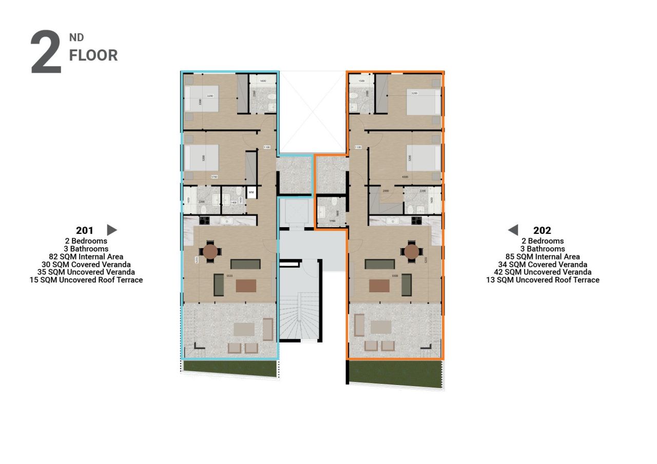 Appartamenti a Nicosia, Cipro, 82 m² - foto 9