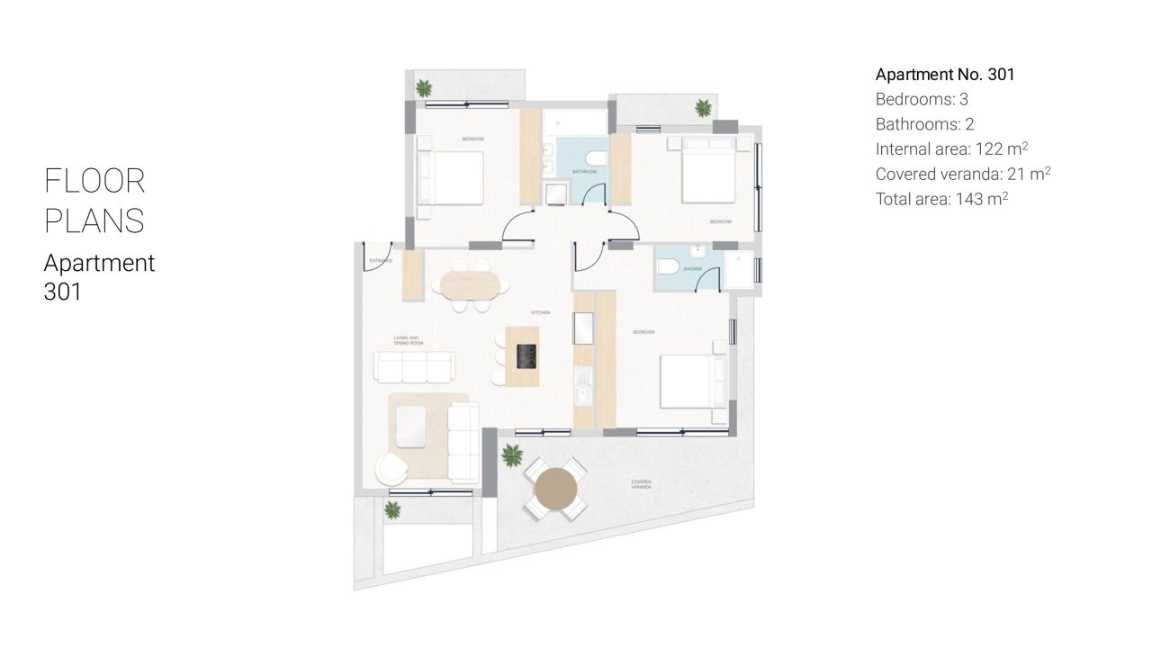 Apartment in Limassol, Cyprus, 122 m² - picture 13