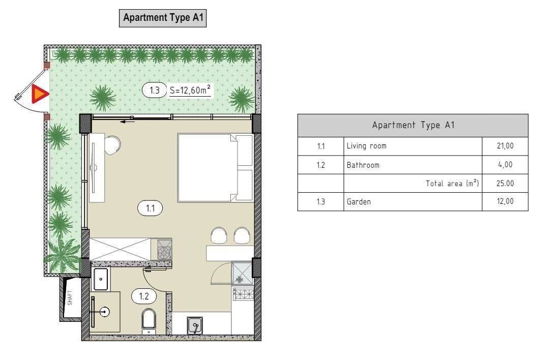 Apartment in Canggu, Indonesien, 25 m² - Foto 6