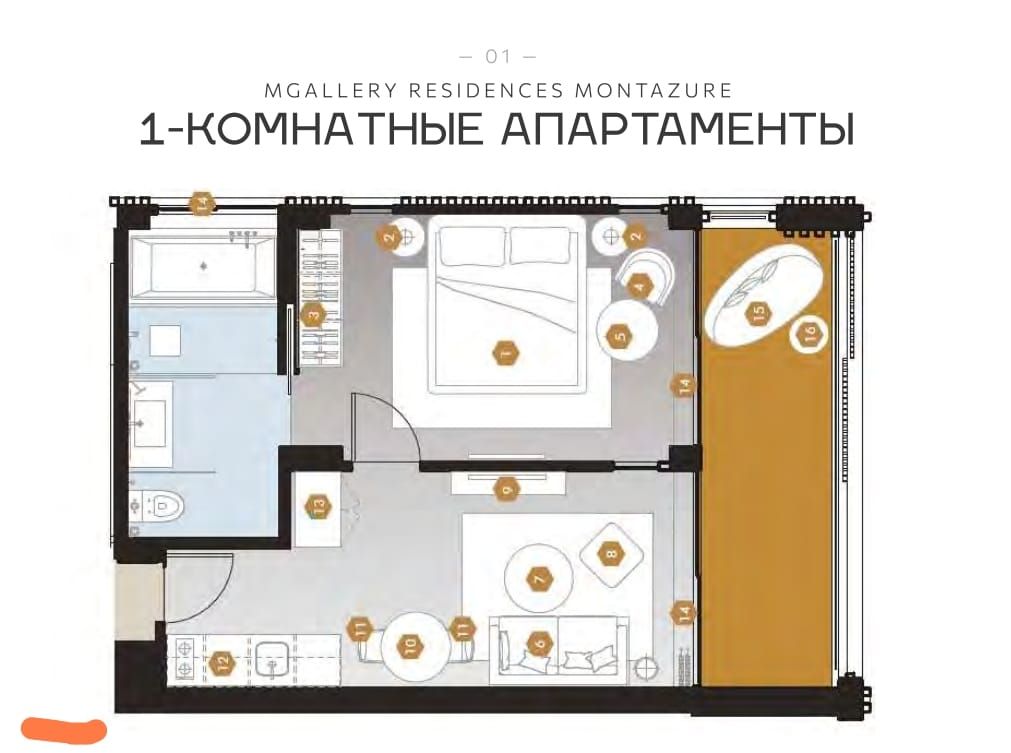 Apartamento en Kamala, Tailandia, 47 m² - imagen 5