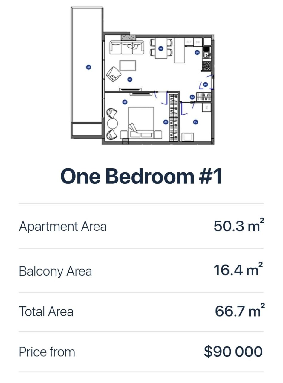 Apartamento Nairobi, Kenia, 50.3 m² - imagen 6