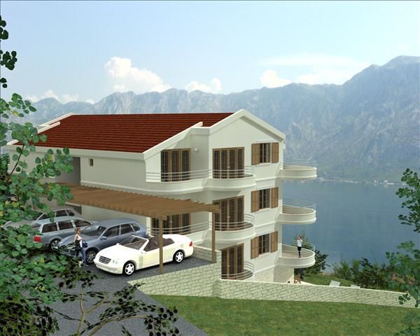 Grundstück in Prkanj, Montenegro, 731 m² - Foto 1