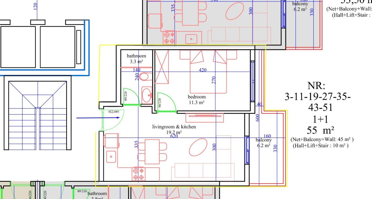 Appartement à Alanya, Turquie, 55 m² - image 11