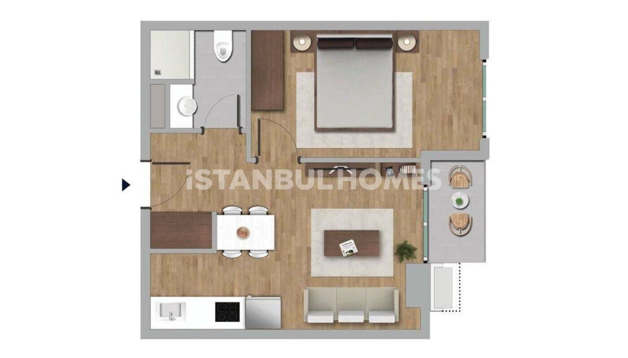 Apartment in Istanbul, Turkey, 79 m² - picture 13