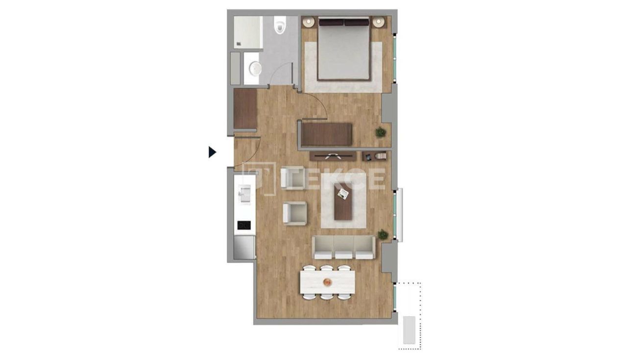 Appartement à Istanbul, Turquie, 51 m² - image 15