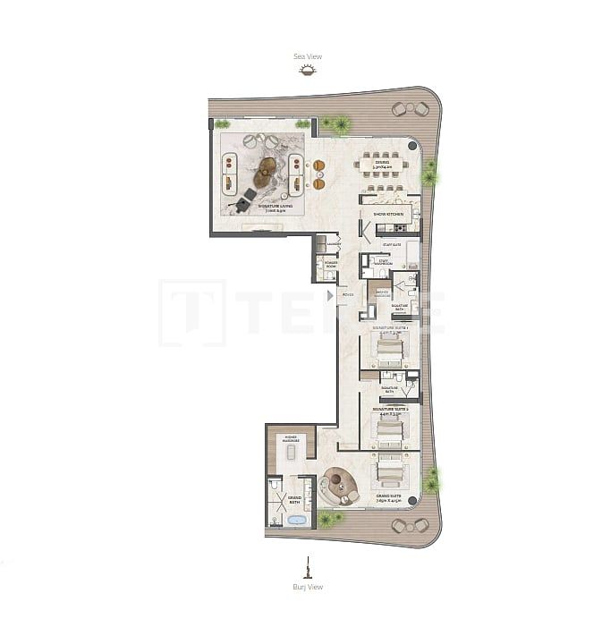 Appartamenti a Dubai, EAU, 1 030 m² - foto 18