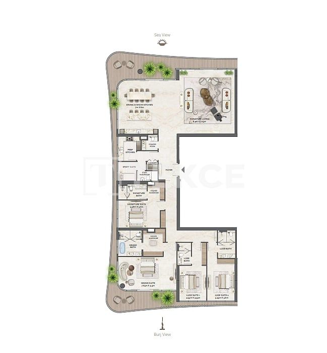 Appartamenti a Dubai, EAU, 1 030 m² - foto 19