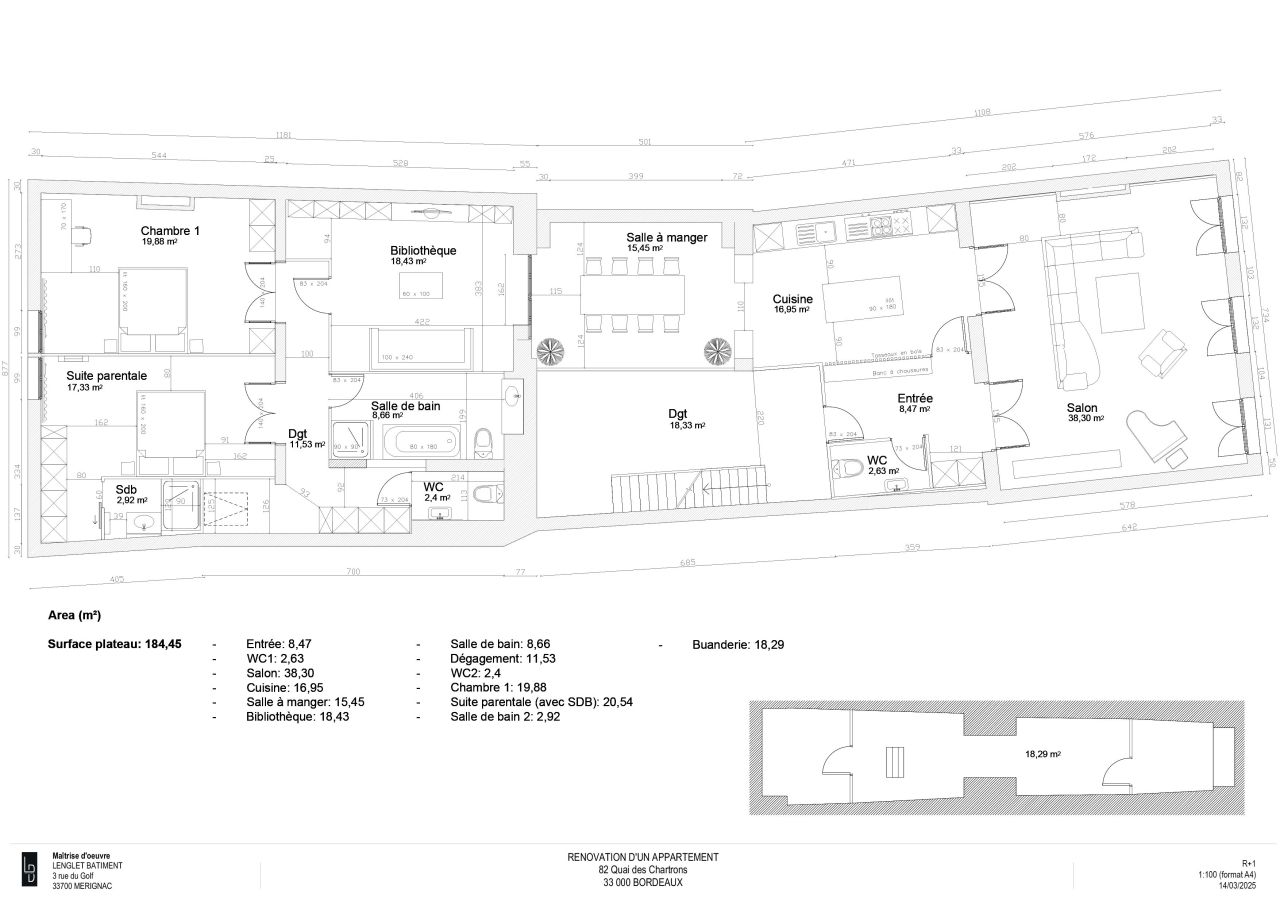 Apartment in Bordeaux, Frankreich, 185 m² - Foto 5