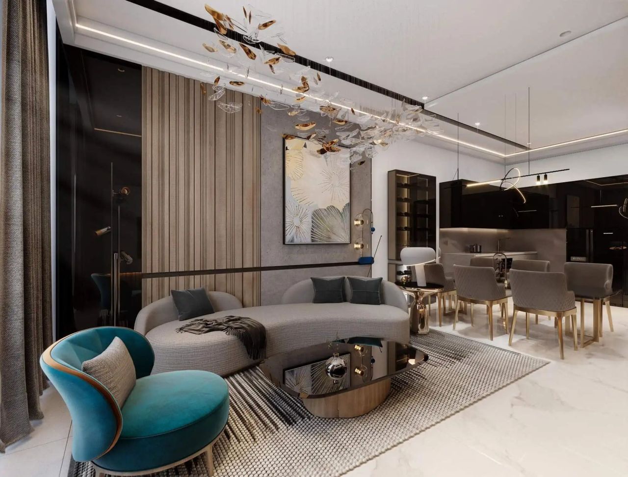Studio in Dubai, UAE, 40.88 m² - picture 1
