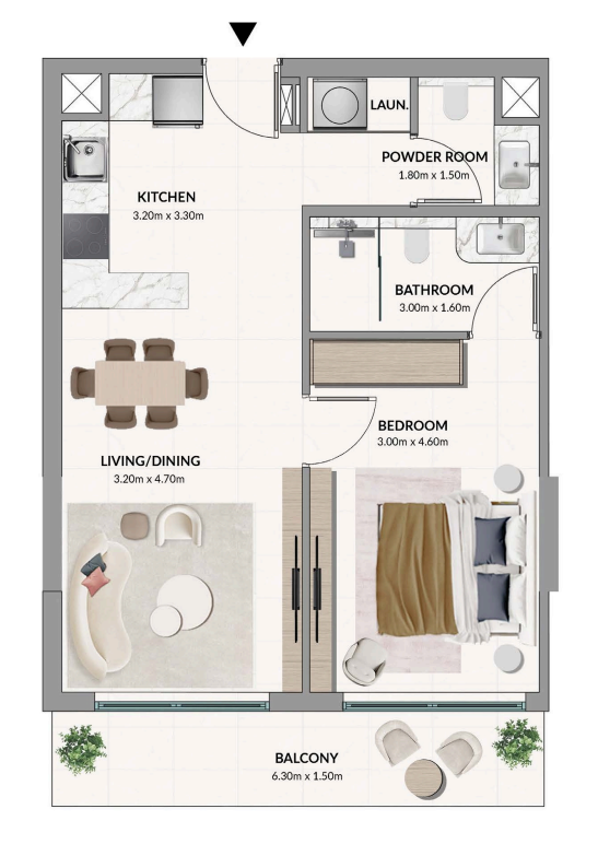 Piso en Dubái, EAU, 63 m² - imagen 15