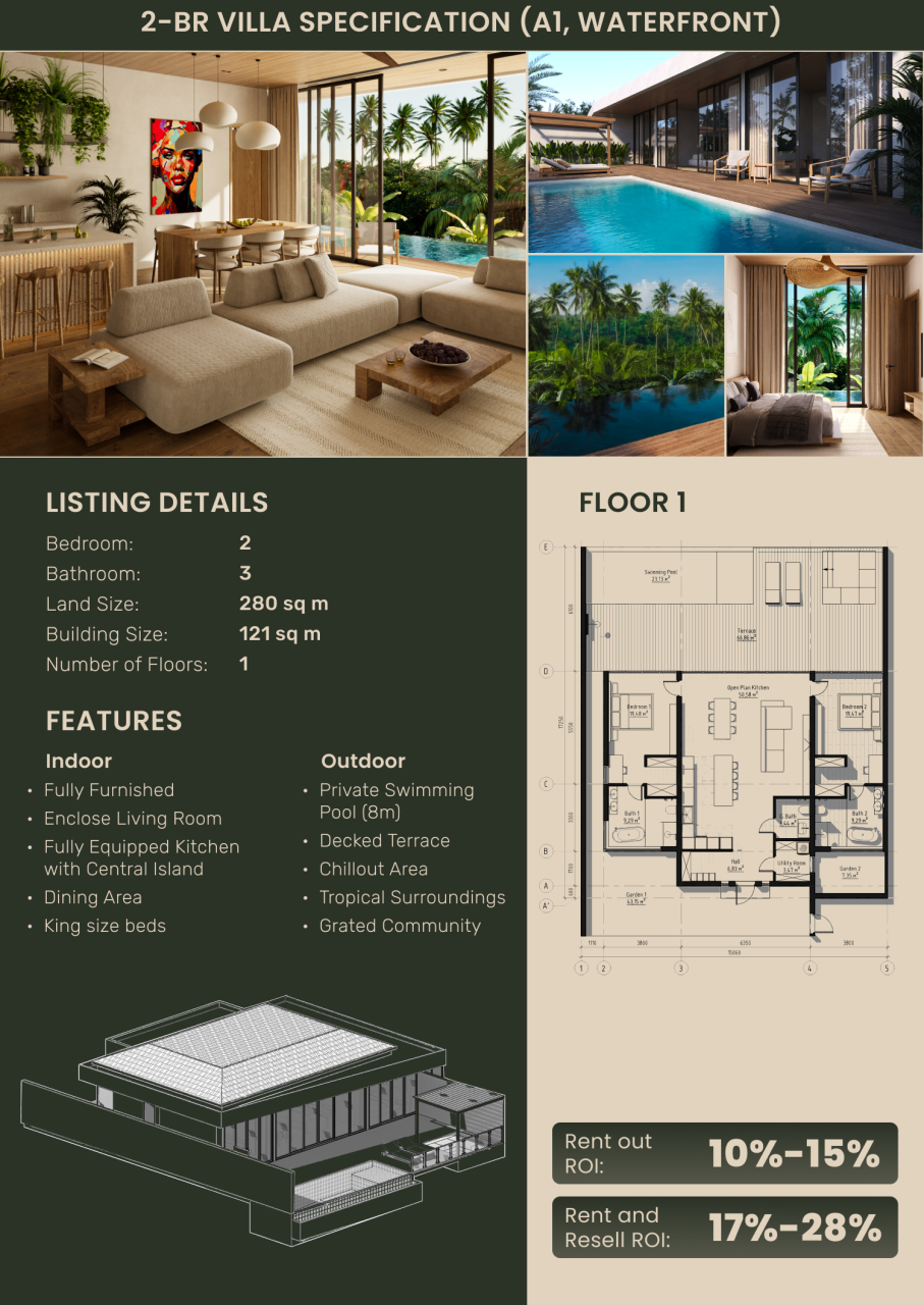 Villa in Ubud, Indonesia, 122 m² - picture 15