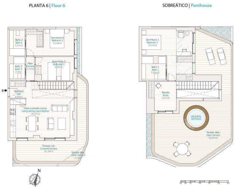 Attico a Villajoyosa, Spagna, 251 m² - foto 17