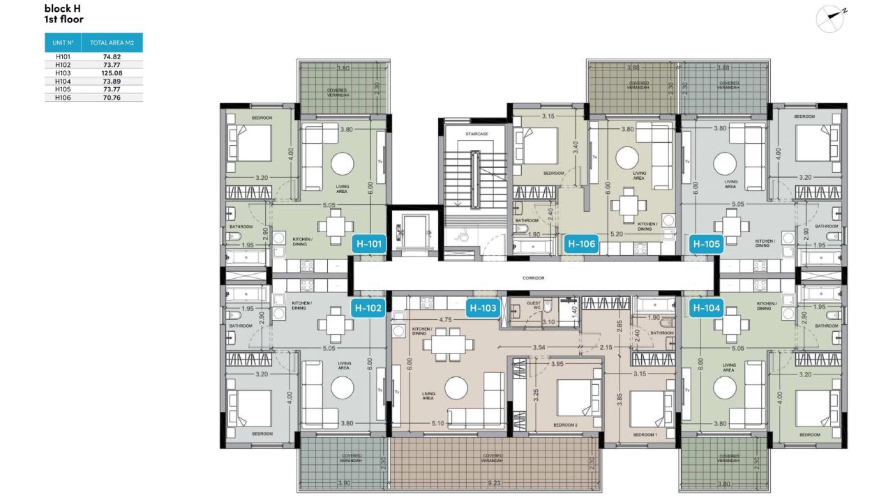 Apartment in Limassol, Cyprus, 55 m² - picture 12