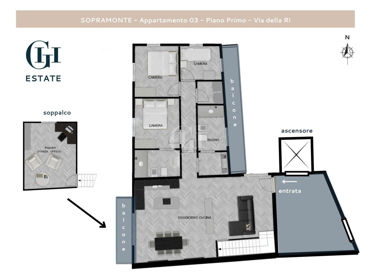 Penthouse in Trento, Italy, 140 m² - picture 15