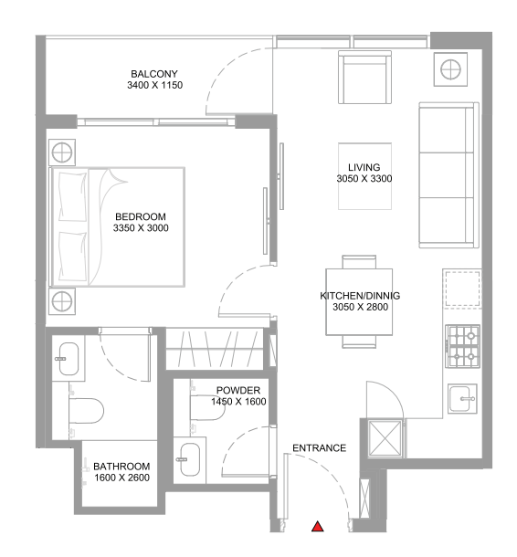 Piso en Umm al-Quwain, EAU, 57 m² - imagen 8