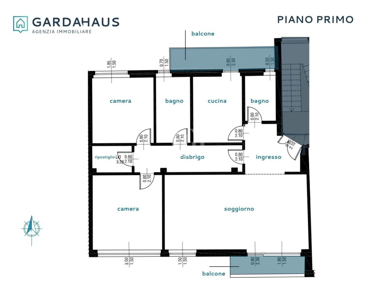 Apartment on Lake Garda, Italy, 130 m² - picture 17