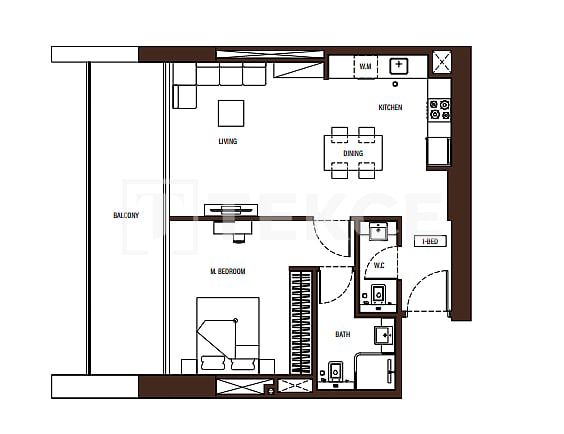 Appartamenti a Dubai, EAU, 40 m² - foto 14