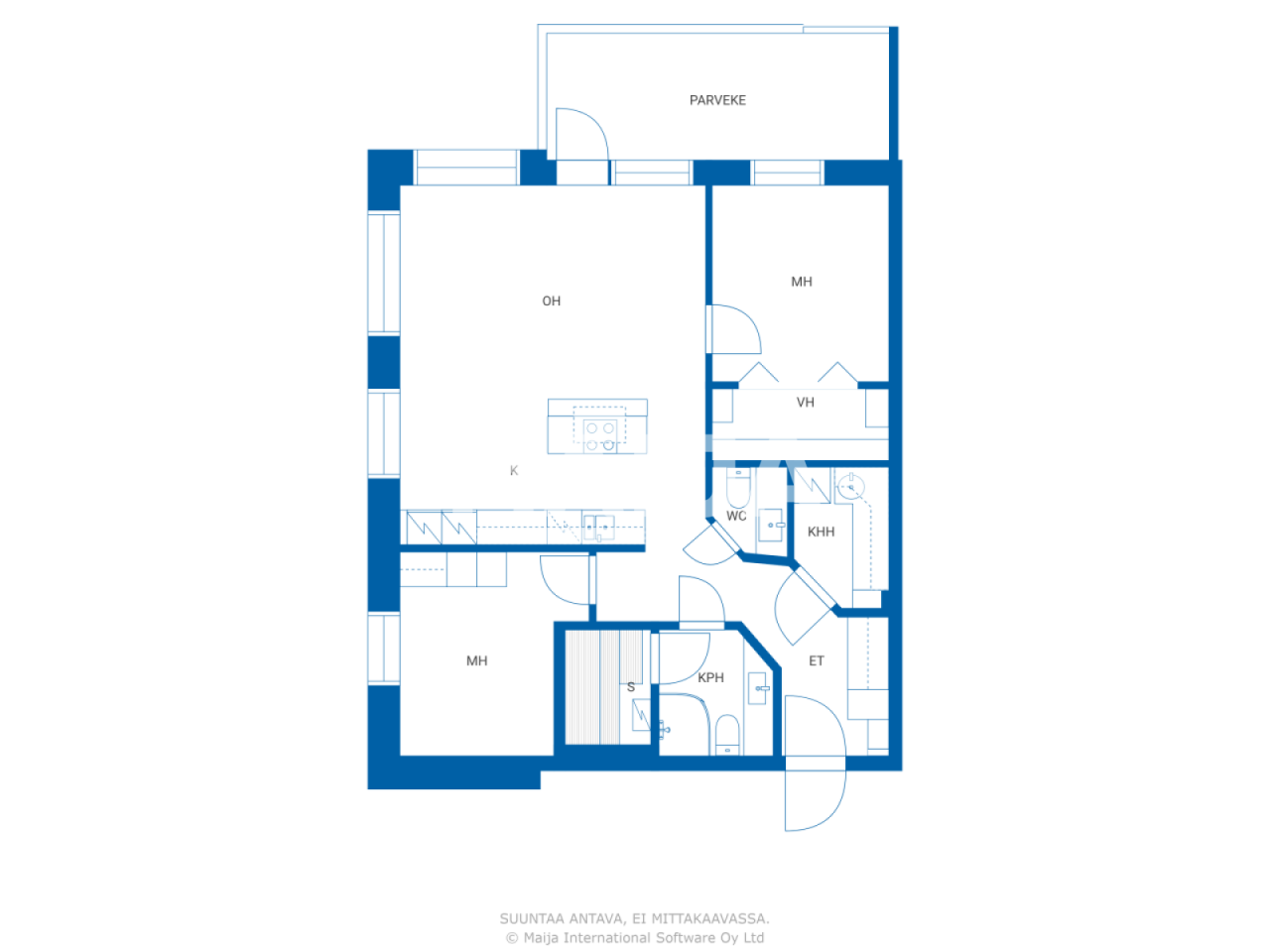 Apartamento Tornio, Finlandia, 80.5 m² - imagen 2