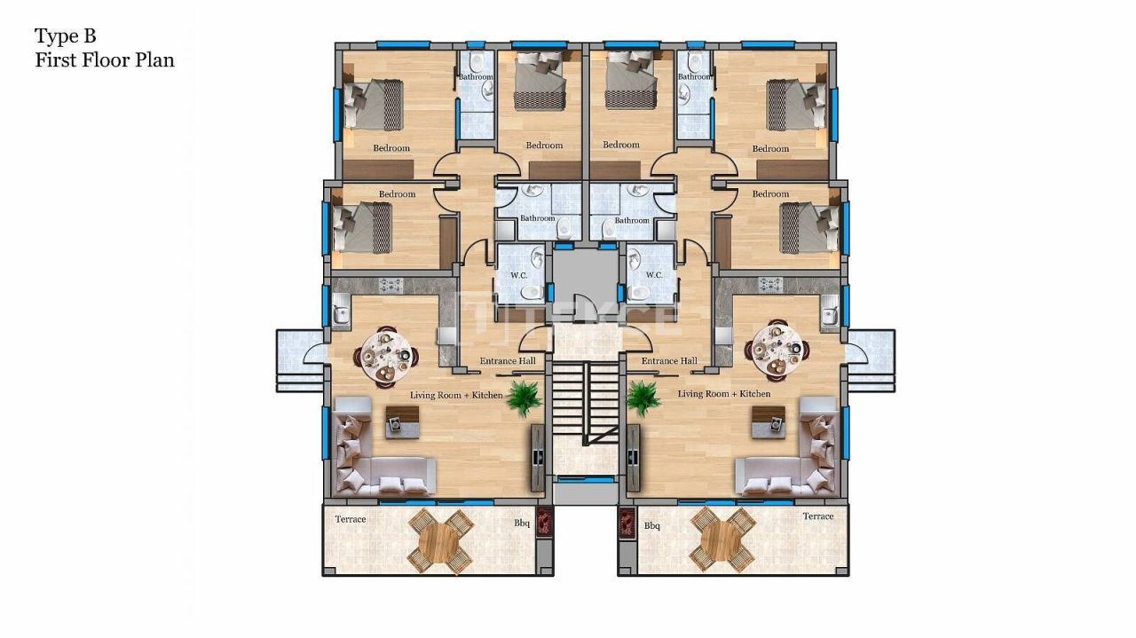 Apartamento en Gazimağusa, Chipre, 90 m² - imagen 13