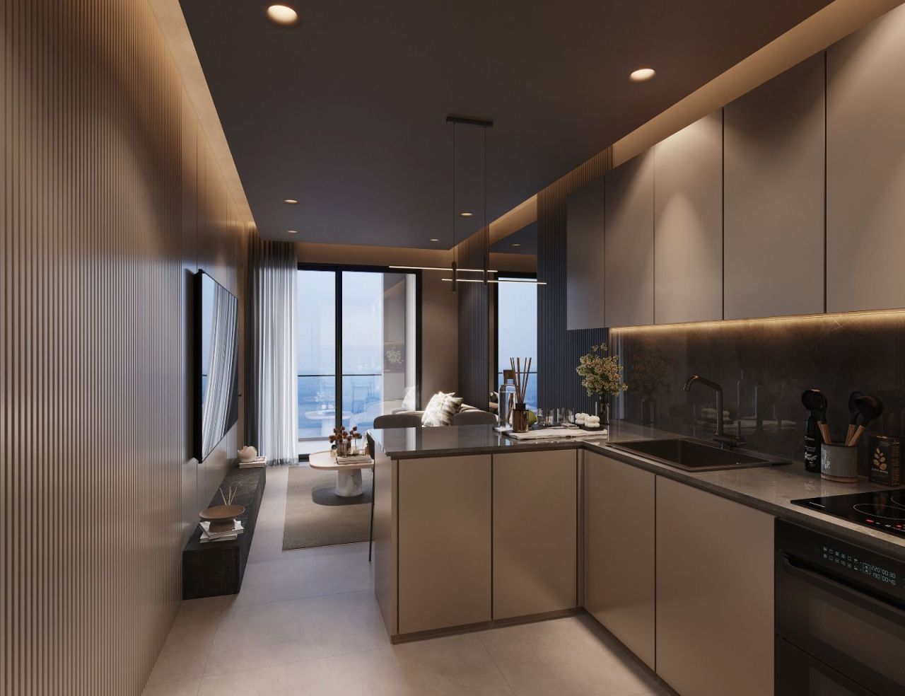 Wohnung in Mersin, Türkei, 56 m² - Foto 4