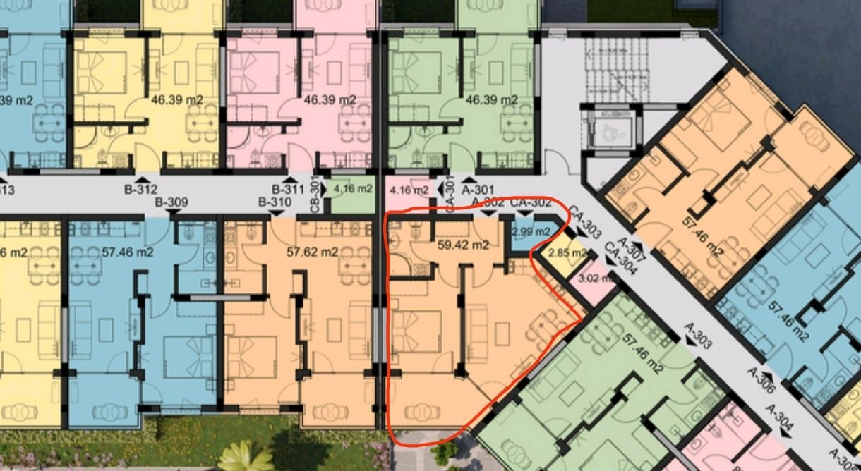 Flat at Sunny Beach, Bulgaria, 84.45 m² - picture 9