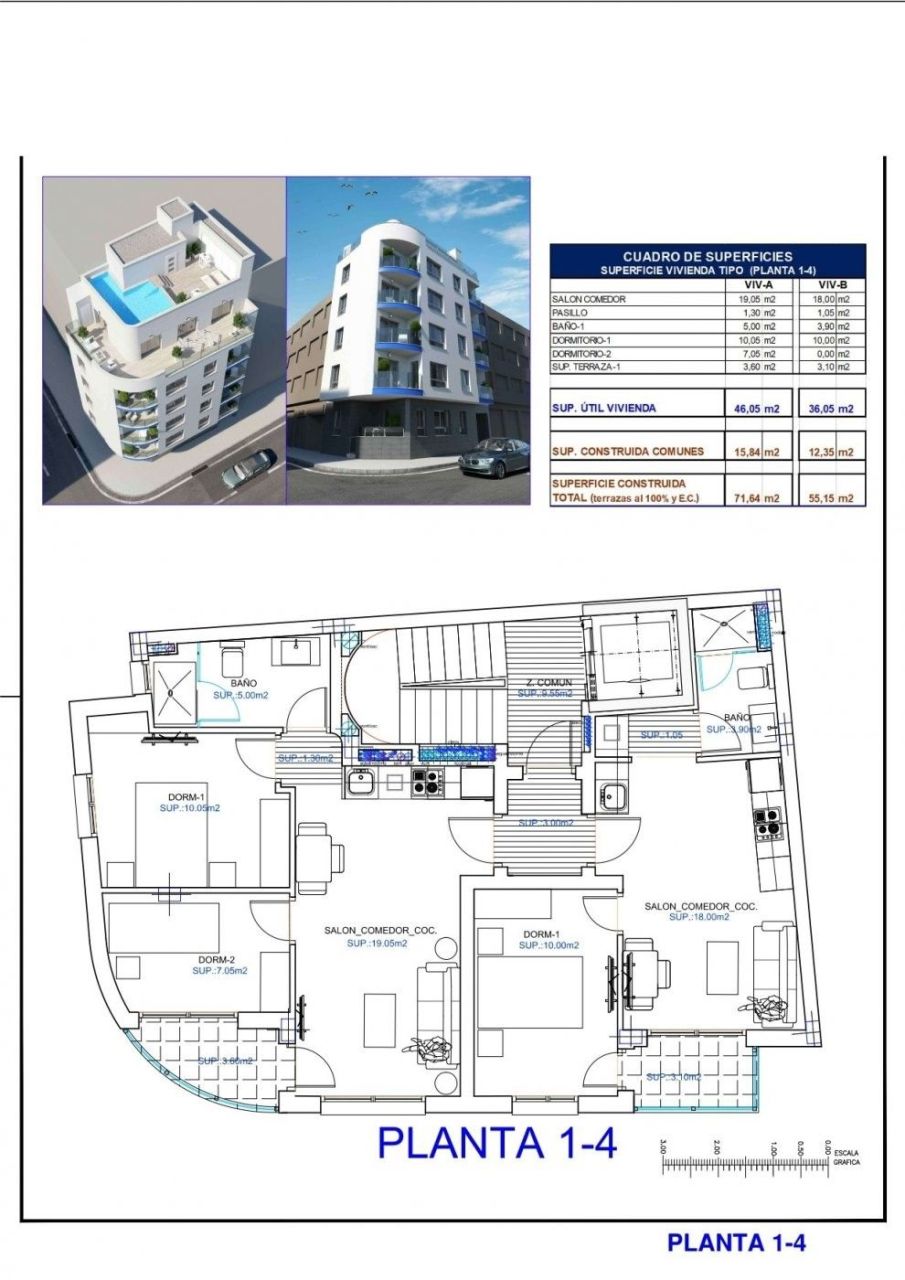 Wohnung in Torrevieja, Spanien, 55 m² - Foto 14