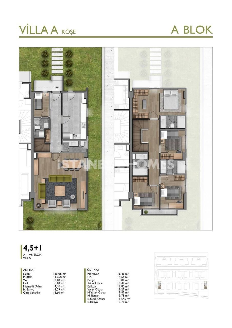 Villa in Başakşehir, Türkei, 232 m² - Foto 6