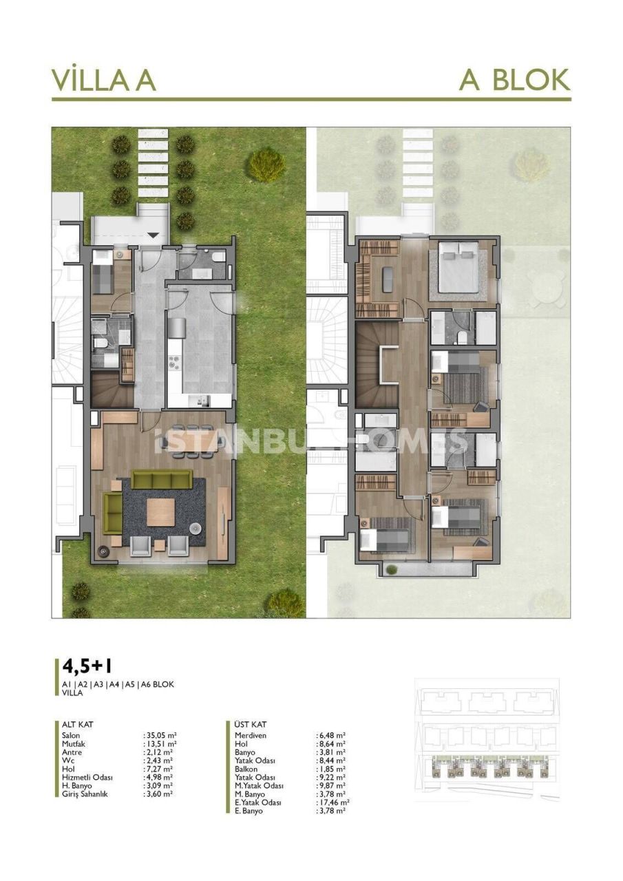 Villa in Başakşehir, Türkei, 232 m² - Foto 7