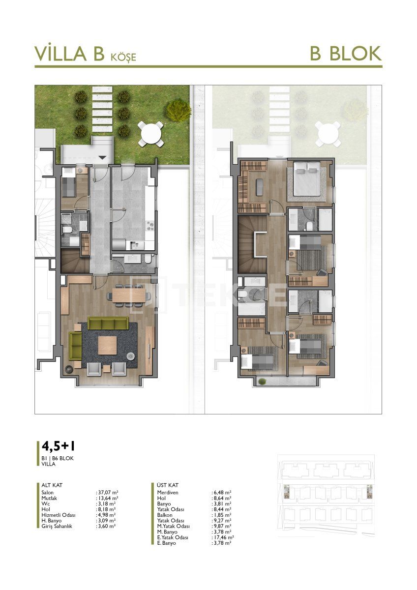 Villa en Başakşehir, Turquia, 216 m² - imagen 9