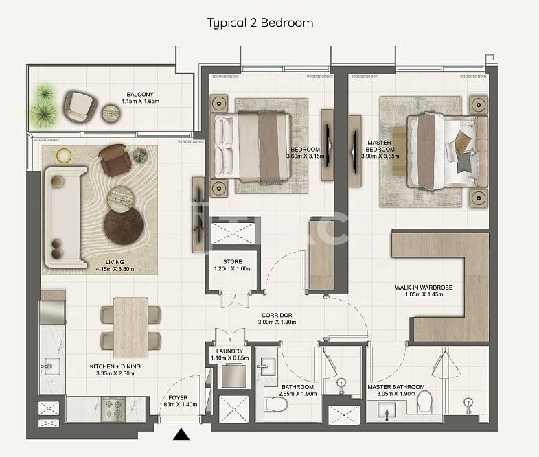 Appartement Expo City, EAU, 100 m² - image 11