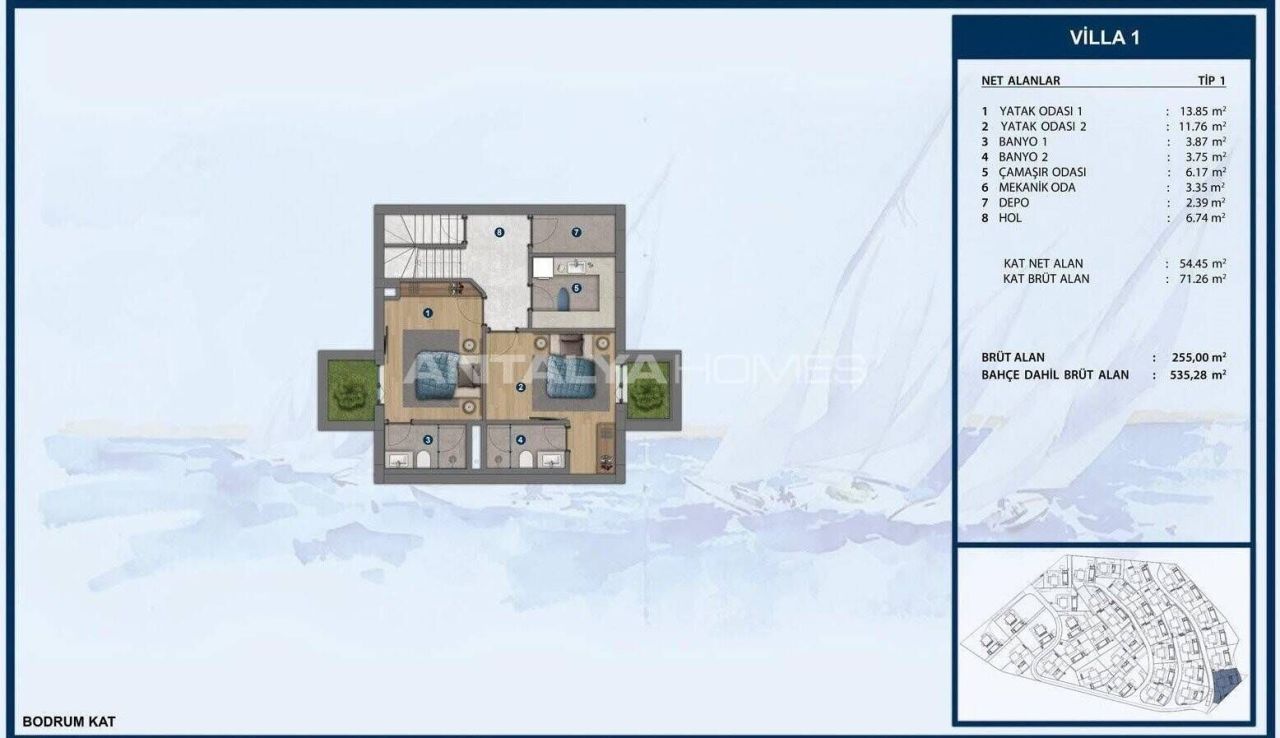 Villa en Bodrum, Turquia, 200 m² - imagen 19
