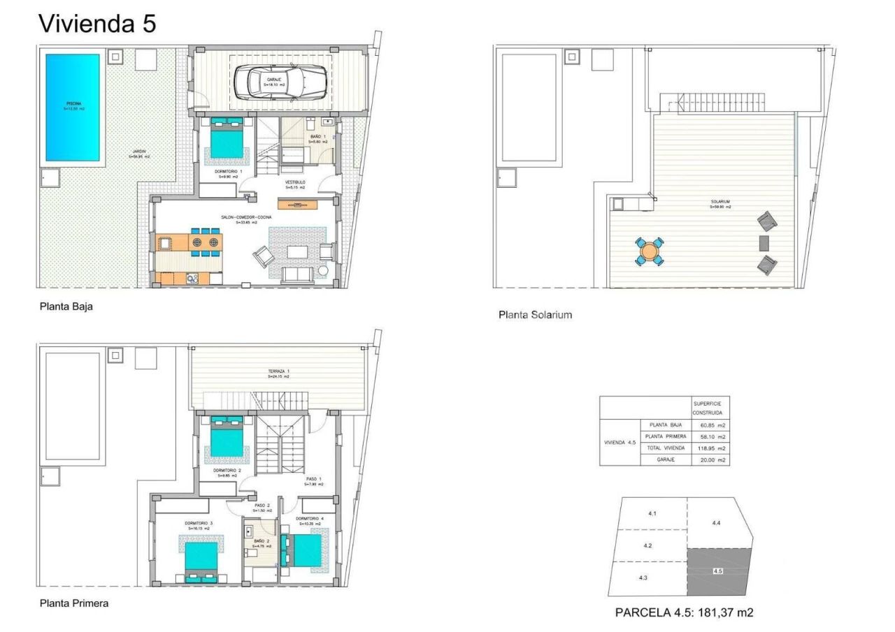 Townhouse in Cartagena, Spain, 118 m² - picture 13