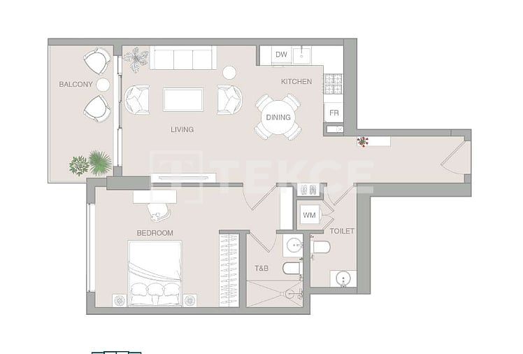 Appartement Dubailand, EAU, 73 m² - image 15